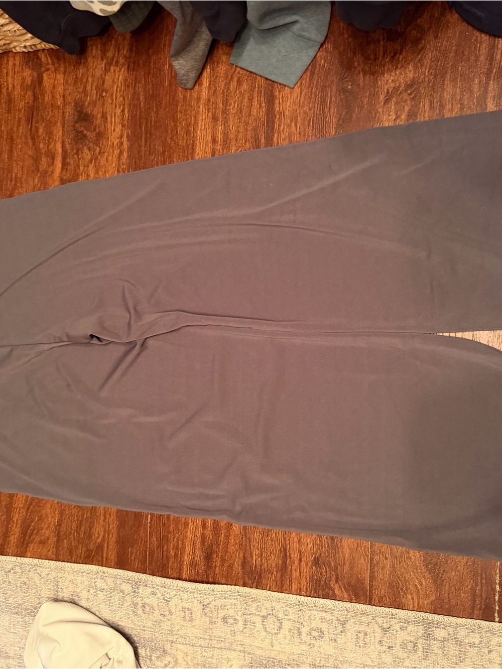 Wide Leg Lounge Pants in Charcoal Gray